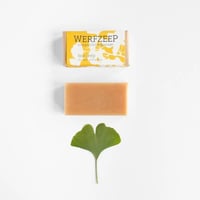 Werfzeep - Boszeep met verpakking en plant