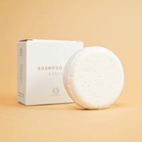 Shampoo Bar Kokos bar met kartonnen verpakking