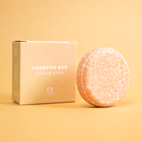 Shampoobars shampoo bar papaja kers met verpakking