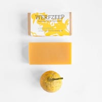 Werfzeep - Citruszeep met citroen en verpakking