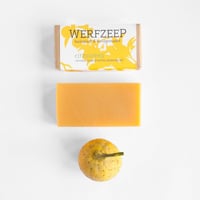 Werfzeep - Citruszeep met citroen en verpakking