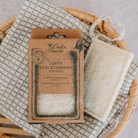 Croll & Denecke Loofah Afwasspons (2 stuks) sfeer in mand