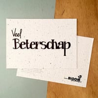 Bloom Your Message Bloeikaart Wildbloemen - Veel Beterschap