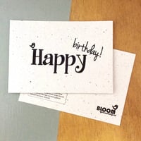Bloom Your Message Bloeikaart Wildbloemen - Happy Birthday