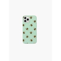 Natch Duurzaam Telefoonhoesje Bijtjes Groen iPhone 11 achterkant