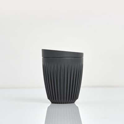 Huskee Cup Koffiebeker Charcoal Medium