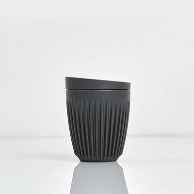 Huskee Cup Koffiebeker Charcoal Medium