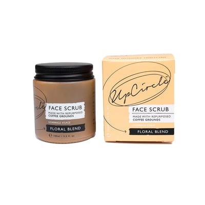 UpCircle Koffie Gezichtsscrub (100 ml) Floral Blend