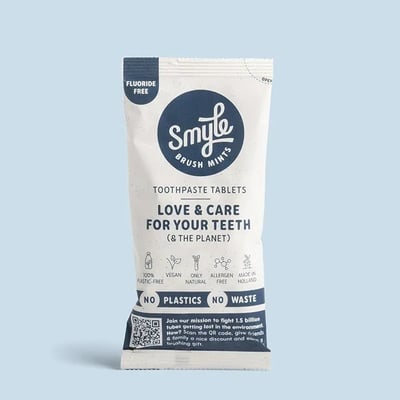 Smyle Tandpasta Tabletten Refill Fluorvrij