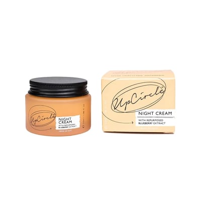 UpCircle Nachtcrème met Bosbessenextract en Hyaluronzuur