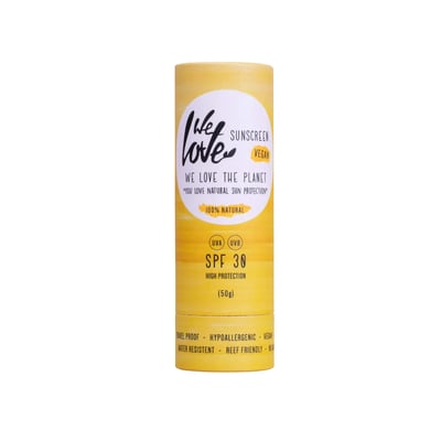 We Love The Planet Natuurlijke zonnebrandstick SPF 30 voorkant