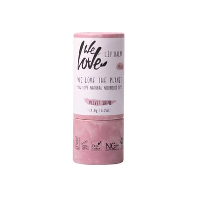We Love The Planet Natuurlijke Lippenbalsem - Velvet Shine (vegan) voorkant