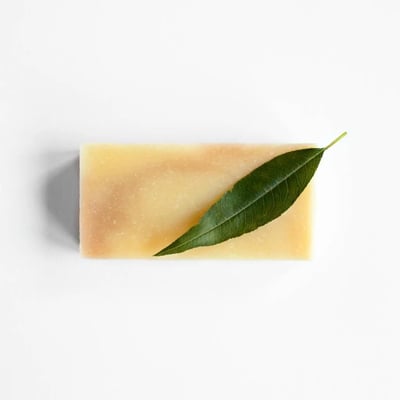 Werfzeep - Bloesemzeep met blad