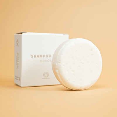 Shampoo Bar Kokos bar met kartonnen verpakking