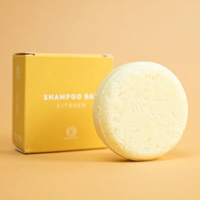 Shampoobar shampoo bar citroen met verpakking