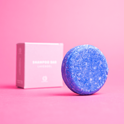 Shampoobar shampoo bar lavendel met verpakking