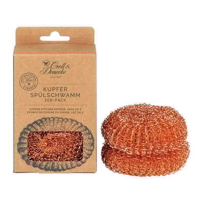 Croll & Denecke Koperen Afwasspons (2 stuks)