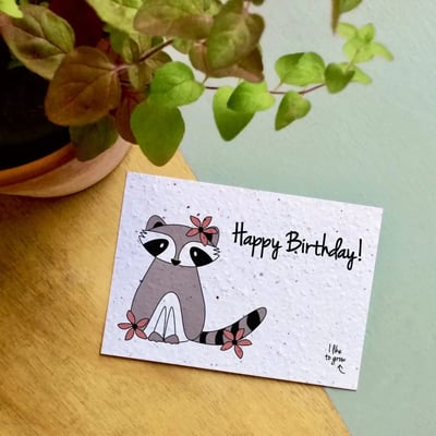 Bloom Your Message Fleurige Bloeikaart Wildbloemen - Happy Birthday