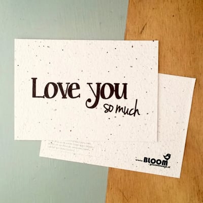 Bloom Your Message Bloeikaart Wildbloemen - Love You So Much