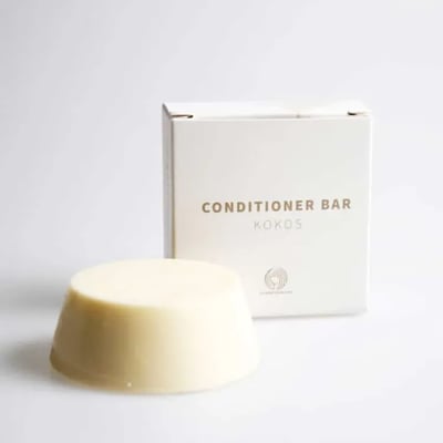 Shampoobars conditioner bar kokos met verpakking