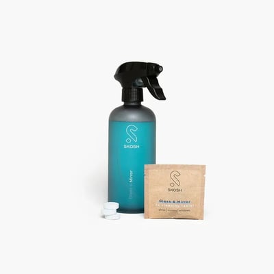 Skosh Glasreiniger Fles met Tablet