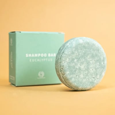 Shampoobar shampoo bar eucalyptus met verpakking